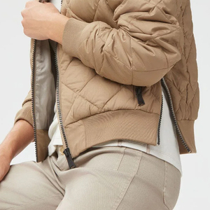 Chaqueta Bomber de Diseño de Alta Calidad para Mujer 2025, Chaqueta Bomber Acolchada Ligera y Transpirable en Oferta, Servicio OEM - Product Image 6