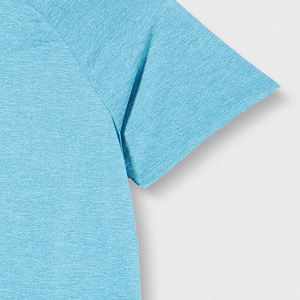 Camiseta de gimnasio de media manga con diseño gráfico personalizado de alta calidad para hombre, cómoda Camiseta de algodón y poliéster transpirable de talla grande - Product Image 3