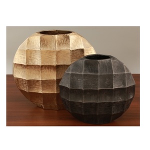 Top Tendance Moderne En Aluminium Métal Vase Haute Texturé Décor À La Maison pour Mariage Table Chambre Salon Occasions - Product Image 3