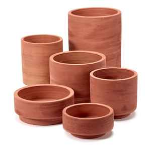 Candelabros de cristal de Navidad Olla de terracota Velas votivas Regalo de devolución Boda Pilares de velas de terracota - Product Image 3