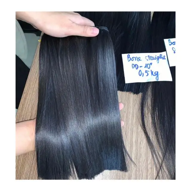 Bone Straight Việt Remy tóc con người từ Việt Nam bán buôn bó 100% Remy tóc không pha trộn không có tổng hợp