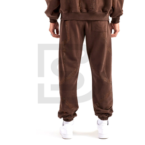 Avec fermeture éclair Style Capuche Chocolat Respirant Produit Durable Avec Prix Raisonnable Casual Wear Rhinestone Tracksuits - Product Image 5