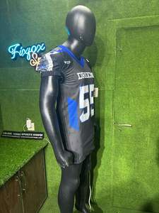 Jersey de fútbol americano profesional Tela de sublimación de malla ligera y cómoda para deportes de rendimiento óptimo - Product Image 4