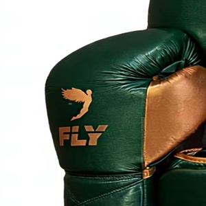 ชุดอุปกรณ์ป้องกันศีรษะและอวัยวะเพศชายสำหรับชกมวย หนังแท้ คุณภาพระดับมืออาชีพ สีเขียวทอง ระบายอากาศได้ดี ทนทาน ใหม่เอี่ยม - Product Image 5