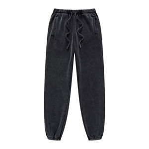 กางเกงวิ่งขายส่งคุณภาพสูงสำหรับผู้ชาย ระบายอากาศได้ดี มีกระเป๋า สไตล์สตรีทแวร์ ทรงหลวมแบบยูนิเซ็กซ์ รับผลิตแบบ OEM - Product Image 1