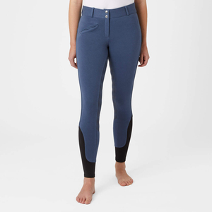 Ropa ecuestre con estampado de silicona personalizado, pantalones de color azul claro, pantalones de rendimiento, mallas para montar a caballo para mujer - Product Image 1