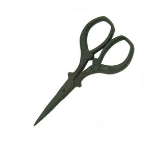 Hermosas tijeras elegantes recubiertas de negro para pestañas y cejas Cuchillas afiladas de acero inoxidable para cortar y enhebrar - Product Image 3