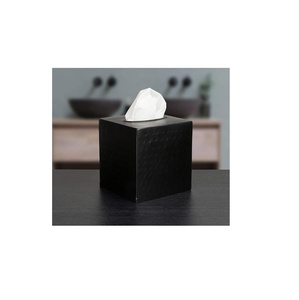 Porte-mouchoirs en acier au Design moderne, porte-papier debout en laiton pour salle de bains/salle de poudre, taille personnalisée - Product Image 1