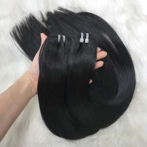 Hot Item Bone Straight Raw Hair Bundles 100% Virgin Human Hair Alta calidad Soft Silky Straight Loose Deep Wave Machine Double - Product Image 6