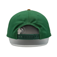 Gorras de algodón estructuradas de 5 paneles personalizadas, gorras de camuflaje con logotipo bordado en 3D, gorras de béisbol de dos tonos para deportes de carrera