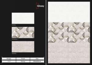 interior premium 300x600mm ceramic wall <b>tiles</b> bathroom kitchen glossy matt sugar carving finish interior wall design lux - Product Image 2