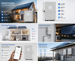 Inversor Híbrido Monofásico de 3.6kw 5kw 6kw 8kw 10kw 12kw 16kw desde Almacén en la UE, Conexión a Red y Aislada, Salida de 230V CA, 2 MPPT, Batería de Bajo Voltaje - Product Image 3