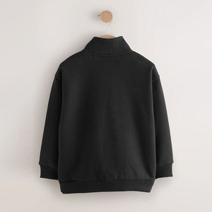 Logo personalizzato bambini manica lunga <span class=keywords><strong>con</strong></span> <span class=keywords><strong>cerniera</strong></span> collo Pullover quarto di Zip <span class=keywords><strong>felpe</strong></span> autunno inverno vestiti per bambini - Product Image 2