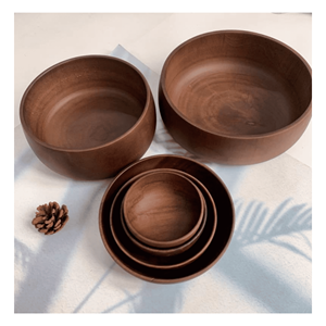 Tazón de Madera Natural para Cereal, Sopa y Uso Diario en la Mesa, Hecho en Vietnam - Product Image 3