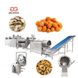 Máquina Tostadora y Saborizadora de Frutos Secos de 100KG/H con Sistema de Alta Calidad, Nueva Máquina Tostadora Comercial de Makhana y Cacahuetes - Product Image 1