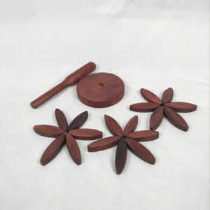 Sets de table gratuits en forme d'arbre, dessous de plat en bois, écologiques, modernes, taille personnalisée, pour la maison, l'hôtel, le restaurant, vente en gros en Inde - Product Image 1