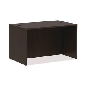 Alera Valencia Series Straight Front <b>Desk</b> Shell ALEVA214830ES Espresso-47.25 In. X 29.5 In. X 29.63 In. - Product Image 1