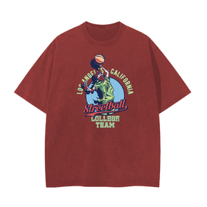 Camiseta de gran tamaño de alta calidad para hombre, tela de punto suave, cómoda, Fitness, colores sólidos, impresión Digital, bordado DTF DTG 3D - Product Image 3