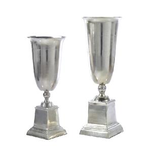 Vases de sol au design tendance, en métal doré, décoratifs, luxueux, aspect moderne, pour la décoration de la maison et du jardin - Product Image 3