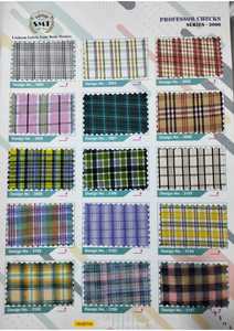 Tissu pour chemises scolaires abordable, 65% polyester, 35% coton mélangé, pour uniformes, dans une gamme de prix abordable - Product Image 5