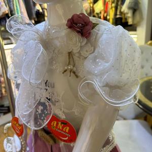 Nuevo conjunto de vestido de fiesta para niños de moda increíble patrón Floral vestido blusa diseño tela de satén para Recién Nacido grupo de edad al por mayor - Product Image 4