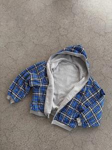 Sudaderas con capucha reversibles de gran tamaño de primavera para hombre, ropa de diseñador de lujo, sudadera con forro a cuadros, ropa de calle 2025 - Product Image 6