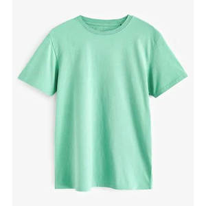 T-shirt basique d'été pour garçons, coupe classique, en coton super peigné, couleur unie, hauts basiques pour couleur unie - Product Image 4