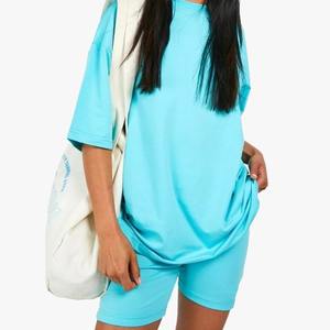 Custom Streetwear Sweat Suit Summer Distressed Embroidery Top Top and <b>Shorts</b> Two Piece Set <b>Women</b> Tracksuit <b>Shorts</b> Suit Fitted - Product Image 1