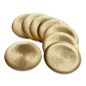 Hot Selling Modern Round Shape Metal <b>Coaster</b> for Home Hotel Office Use Item Best Quality Serving <b>Drinks</b> <b>Coaster</b> by decor impex - Product Image 2