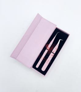 Pinzas Profesionales para Pestañas, Extensiones de Pestañas, Pestañas de Volumen, Acero Inoxidable, Alta Calidad, Duraderas, Logotipo Personalizado, Marca Privada - Product Image 4