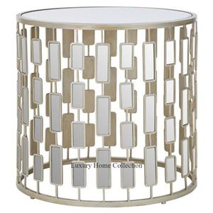 Table d'appoint de restaurant Table d'appoint basse à 3 niveaux en laiton et en verre Conception attrayante Grande table basse latérale de la plus grande qualité - Product Image 2