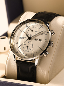 <b>Automatic</b> Self Wind Mechanical Net Stainless Steel Nylon Strap Luxury Menrelogio Relogio Limited Watch - Product Image 5