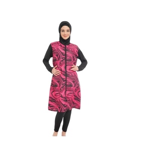 New Modest Eco-Friendly Quick Dry Swimwear for Muslim Women Comfortable Long Sleeve <b>Hijab</b> Burka <b>Full</b> Coverage Sporty Islamic - Product Image 3