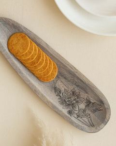 Plateau de service ovale en bois Offre Spéciale utilisé pour servir des collations Restaurant Parties Hôtel au meilleur prix - Product Image 6