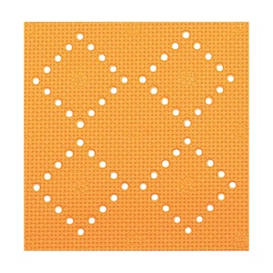 Collezione Spirella Alaska, Tappetino Doccia 91 x 36, PVC, Arancione - Product Image 1