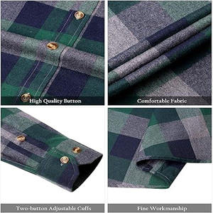 Camisa de Franela para Motocicleta Reforzada con Aramida para Hombre, Chaqueta de Motociclista de Seguridad con Diseño a Cuadros, Protección Blindada con Certificación CE - Product Image 6