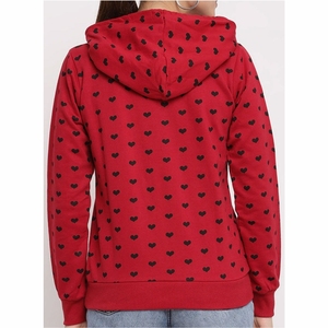 เสื้อฮู้ดผู้หญิงลำลอง คุณภาพสูง เสื้อฮู้ดโอเวอร์ไซส์สำหรับฤดูหนาว รุ่นใหม่ล่าสุด เสื้อฮู้ดโอเวอร์ไซส์แบบไหล่ตกสำหรับผู้หญิง - Product Image 2