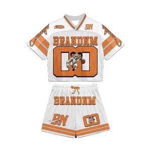 Conjunto Deportivo Infantil Personalizado, Camiseta de Fútbol de Dibujos Animados, Pantalones Cortos de Malla, Conjunto de Dos Piezas, Uniforme de Equipo para Niños y Niñas, Venta al Por Mayor OEM - Product Image 3