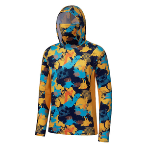 2025 moda hombres de manga larga verano pesca Jersey secado rápido transpirable sudaderas con sublimación DTF 100% poliéster - Product Image 6