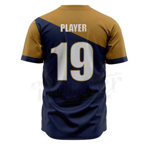 Uniforme confortable de baseball de vêtements d'équipe de qualité supérieure à vendre meilleur uniforme de baseball en tissu polyester de fabrication - Product Image 3