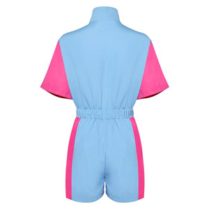 Tissu en polyester vêtements pour femmes coupe-vent ensemble de shorts d'été respirant grande taille ensembles pour femmes ensemble de shorts coupe-vent - Product Image 3
