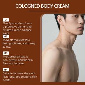 Crema Corporal y Facial Hidratante Intensa OceAura para Hombre, Perfume Colonia Beige Claro Reafirmante, Cuidado de la Piel de Larga Duración para Piel Oscura - Product Image 6