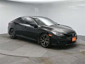 2019 Honda C I VIC LX FWD estado usado con asientos de cuero de dirección izquierda Interior oscuro 18 \ "neumáticos aleación techo motor Turbo - Product Image 2