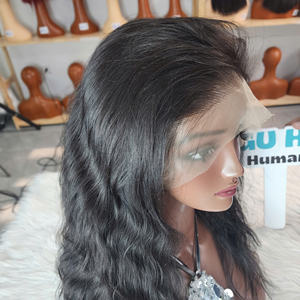 Cabello Humano Virgen Vietnamita Liso de Color Natural Completo para Peluca Frontal de Encaje para Mujeres Negras Pelucas Frontales de Encaje Transparente - Product Image 2