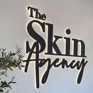 Backlit kim loại dấu hiệu cửa hàng quảng cáo kim loại dấu hiệu kênh thư ký tùy chỉnh <span class=keywords><strong>led</strong></span> 3D cửa hàng dấu hiệu cho salon kinh doanh - Product Image 2