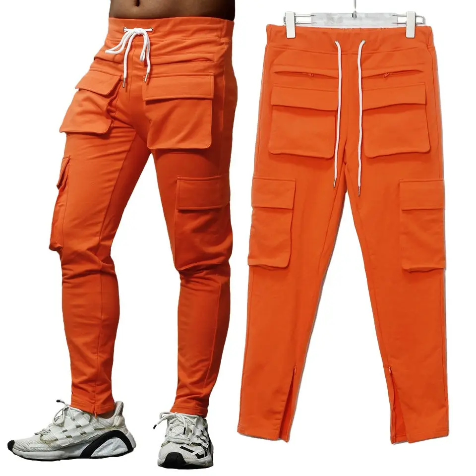 Pantaloni sportivi da uomo in vita elasticizzati Casual da uomo personalizzati pantaloni sportivi da jogging svasati di alta qualità da uomo