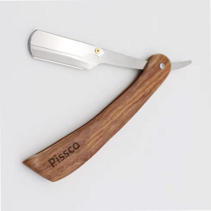 Navaja de Afeitar Plegable de Acero Inoxidable, Cuchilla de Barbero para Cortar el Cabello, Cuchilla Intercambiable, Navaja de Afeitar Recta Personalizada de Acero Inoxidable - Product Image 2