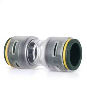 Fiber Optic 7/3.5 Microduct Straight Push Fit Connector Microduct Plug microduct end cap