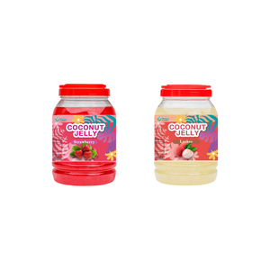 Taiwan Food's Bright Fresh Coconut Jelly Perfectly Paired with Chocolate Ice Cream Packaged in a Bottle - Product Image 6