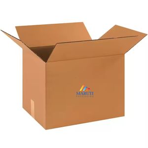 Tùy chỉnh 3/5/7 ply sóng vận chuyển hộp hình chữ nhật kraft giấy các tông carton tái sử dụng cho sản phẩm lưu trữ thương mại điện tử đóng gói - Product Image 1